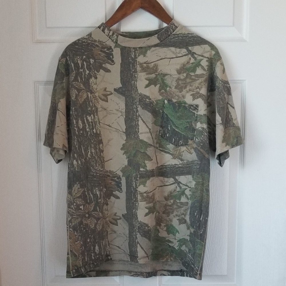 Vintage 90's Realtree Rattler's Brand Camo T-Shirt